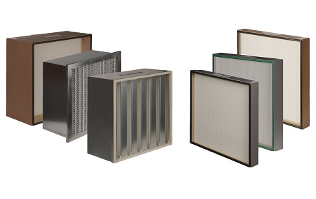 EPA, HEPA and ULPA filters use to filtrate pollutants  with the smallest particle diameters at the desired efficiency