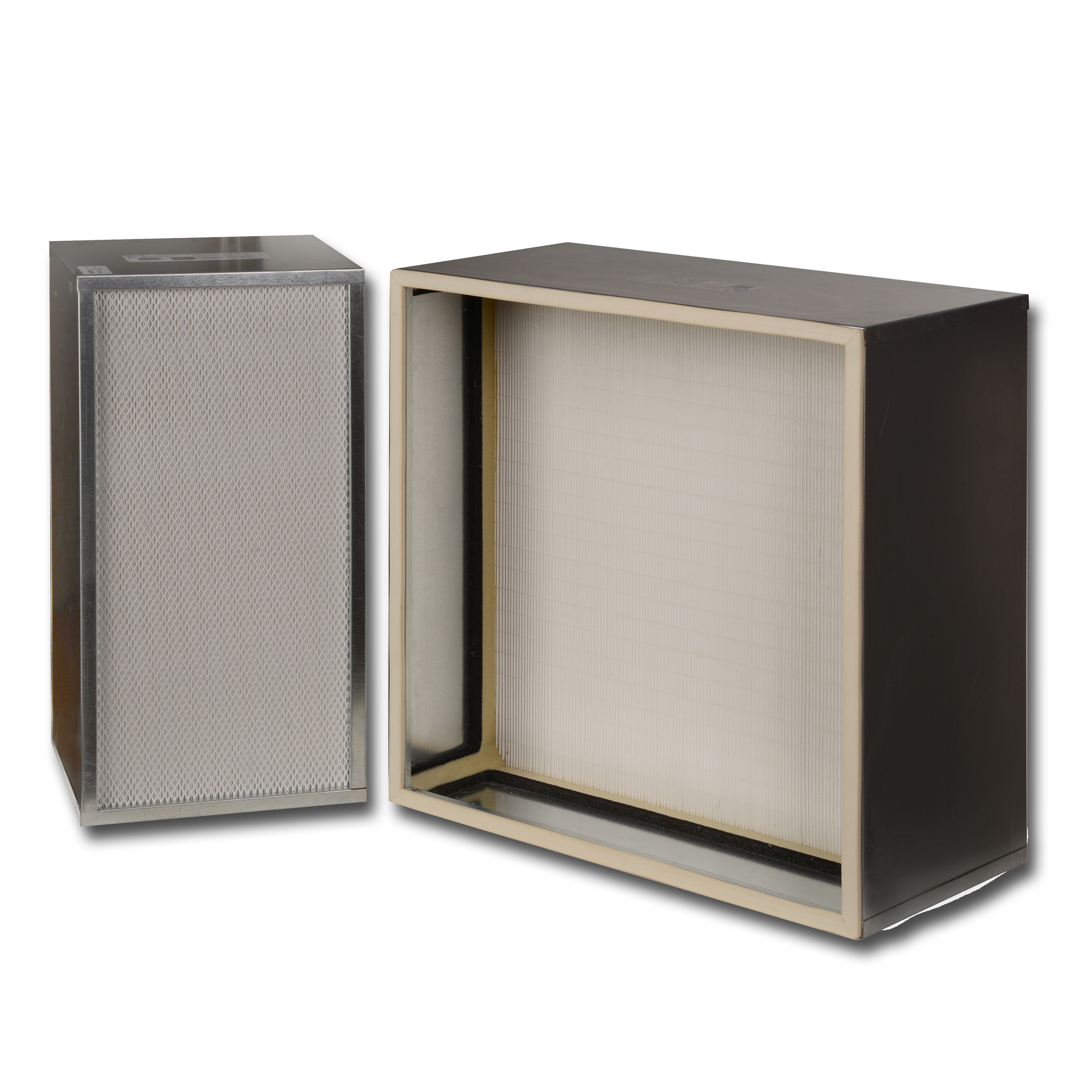 High Capacity HEPA Filter with Single Pleat (Metal Frame)