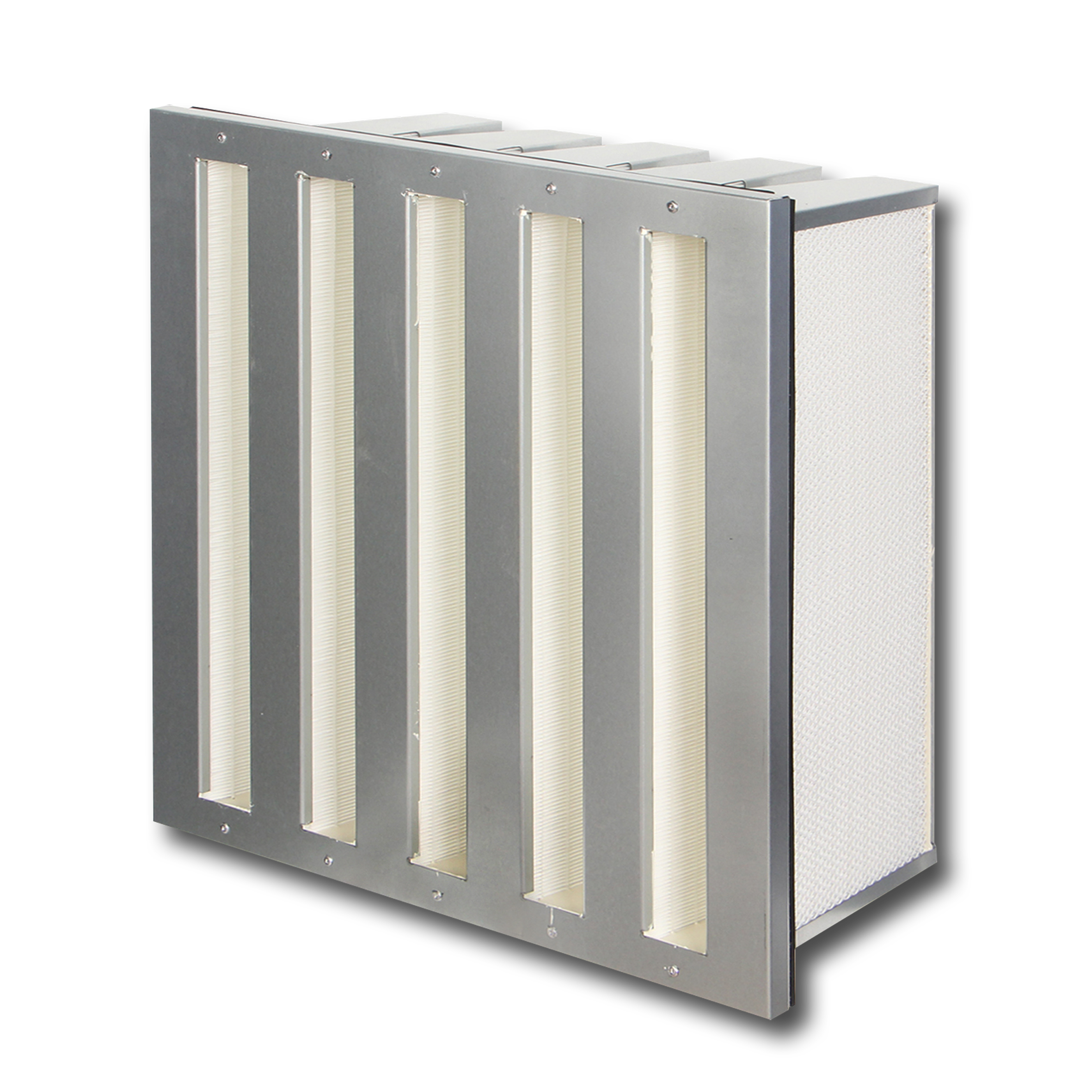 EFFICIENT V-COMPACT FILTER (METAL FRAME)